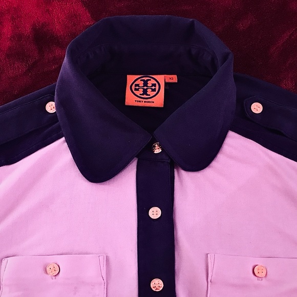 TORY BUTCH BUTTON UP BLOUSE - Picture 2 of 6